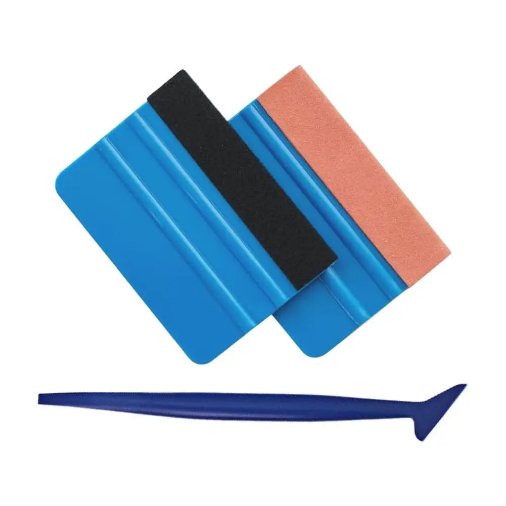 Vinile Wrap Film Card Squeegee Car Foil Wrapping Feltro Raschietto Auto Car Styling Sticker Accessori Window Tint Film Tool Kit