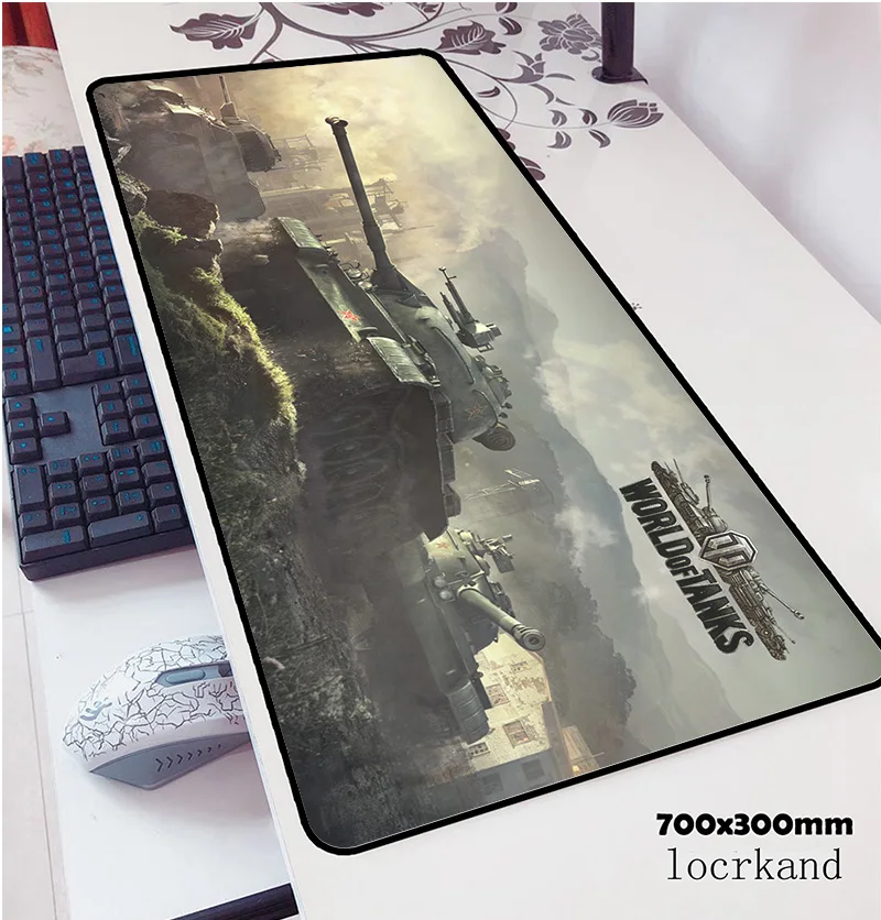World Of Tanks Tappetini Per Il Mouse 70X30Cm Pad Per Mouse Del Computer Notbook Mousepad Regalo Gaming Mousepad Gamer Per Tastiera Del Computer Porta