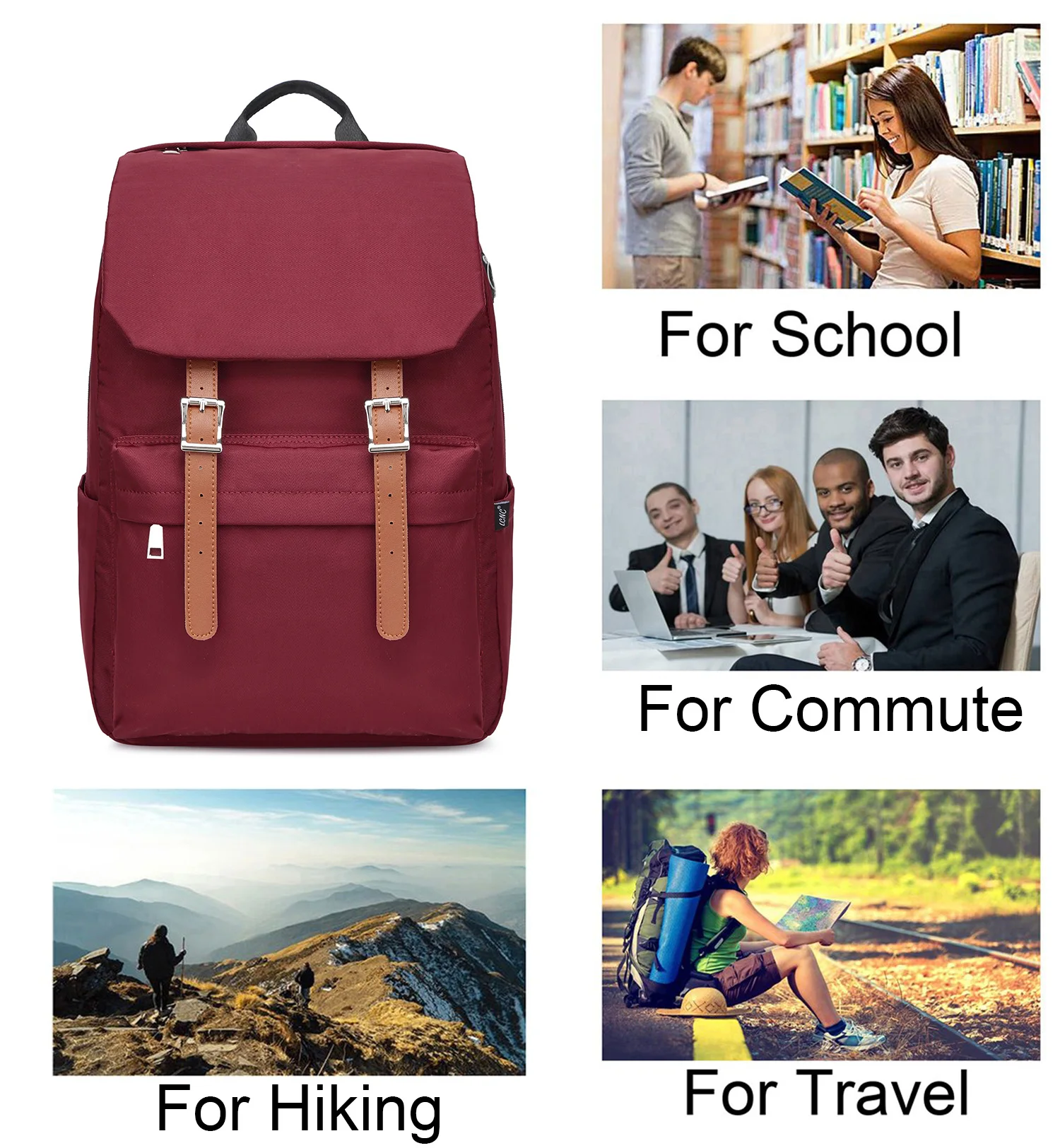 Zaini Borsa Per Donna Zaino Laptop Uomo Nero Bolsa Mochila Feminina Bolso Mujer De Para Bookbag Borsa Da Donna