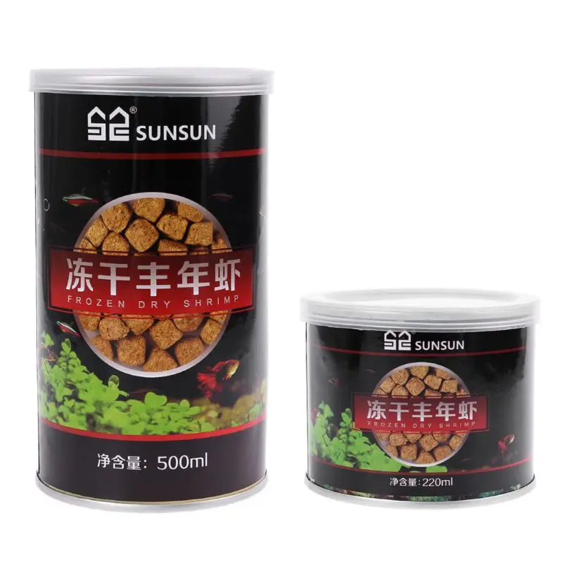 Mangime Per Pesci Betta Food Snack Gambero Liofilizzato Per Koi Cichcoperchio Acquatico Per Turtl