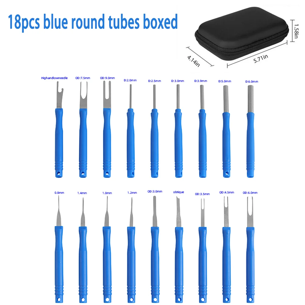 8/18/36Pcscar Terminal Removal Tool Kit Spina Del Cavo Rimuovere Estrattore Cavo Elettrico Crimp Connettore Pin Extractor Strumenti Di Smontaggio