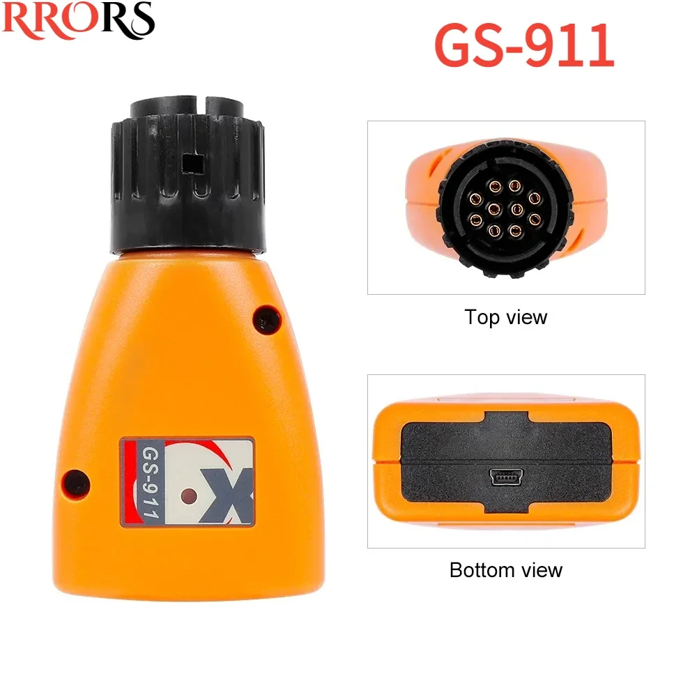 Strumento Diagnostico Obd2 Gs 911 V1006.3 Gs-911 Professionale Di Emergenza Per Scanner Lettore Di Codici B-M-W Gratuito/Veloce Per Moto Bmw