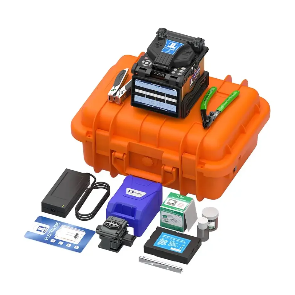 Jilong Kl-360T Di Alta Qualità 6 Motori Backbone Optical Fusion Splicer Core To Core Giuntatrice A Fibra Ottica Giuntatrice A Fusione