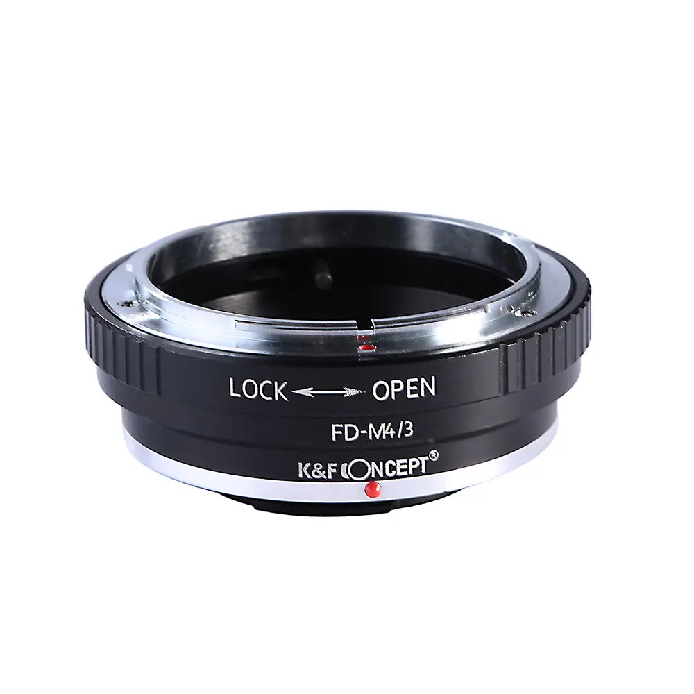 K & F Concept Fd-M4/3 Per Canon Fd Mount Lens To Micro 4/3 Camera Olympus Panasonnic G1/G2/Gf1 M43 E-P1/E-P2/E-Pl1 Adattatore Per Obiettivo