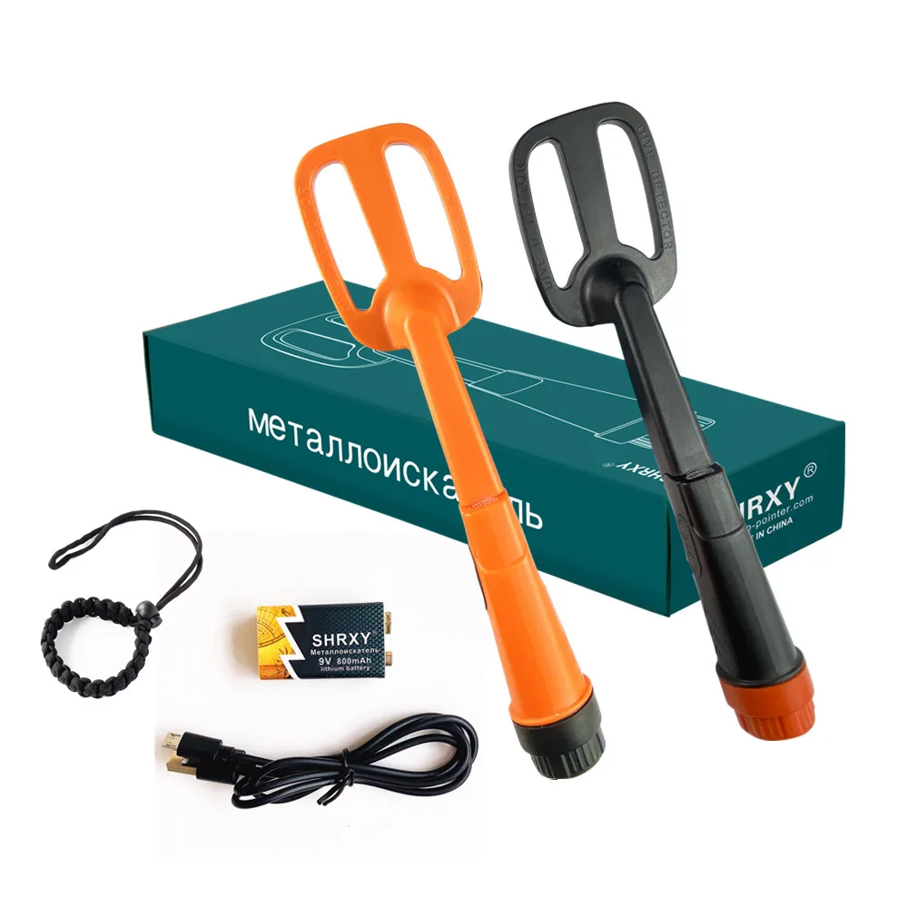 Metal Detector Impermeabile Pulse Pinpointer Diving Treasure Coil Gp Pointer Scuba Gold Detector Con Batteria Ricaricabile Usb 9V