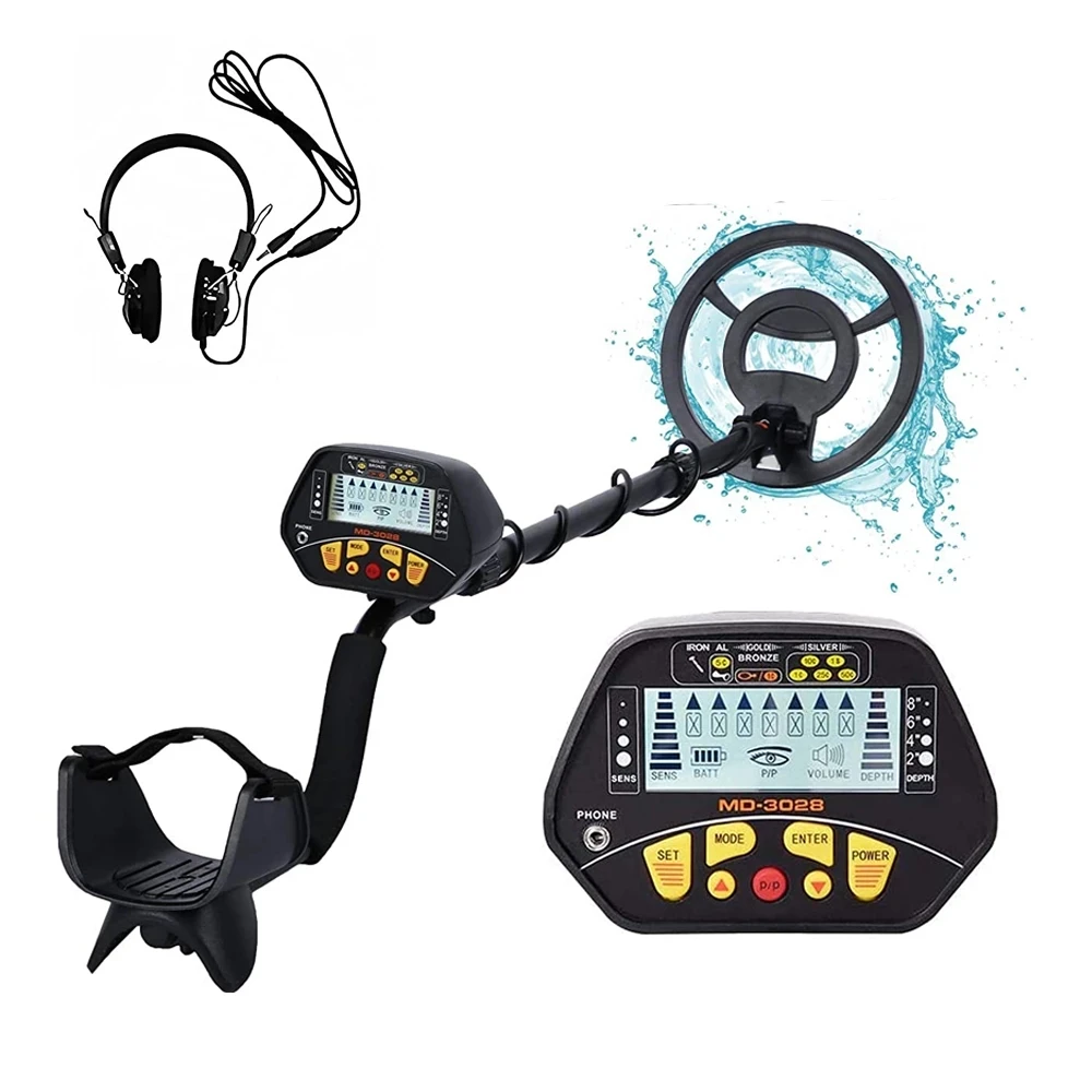 Md-3028 Metal Detector Sotterraneo Professionale Pinpuntatore Rilevazione Gioielli Cacciatore Di Tesori