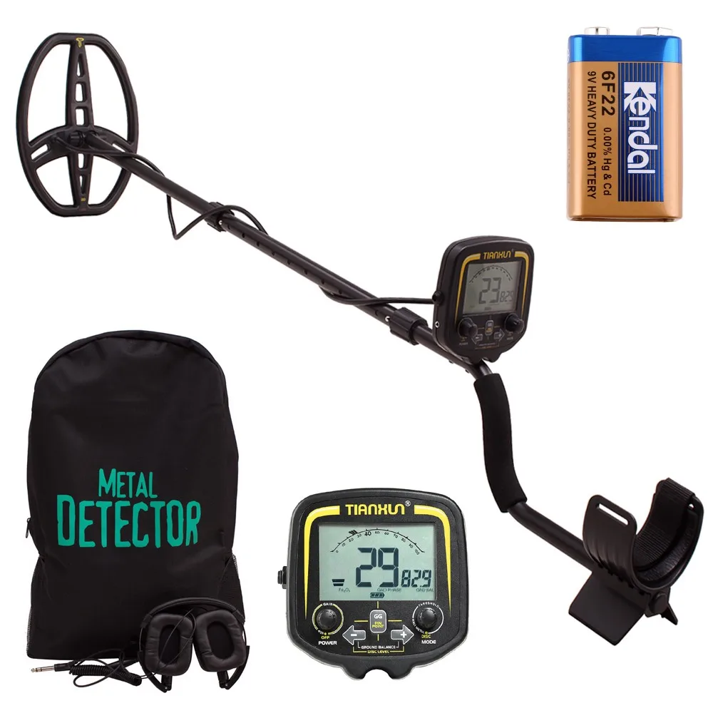 Metal Detector Tt Coil Ad Alta Sensibilità Underground Pinpointer Gold And Sliver Ground Balance Display Lcd Per La Caccia Al Tesoro