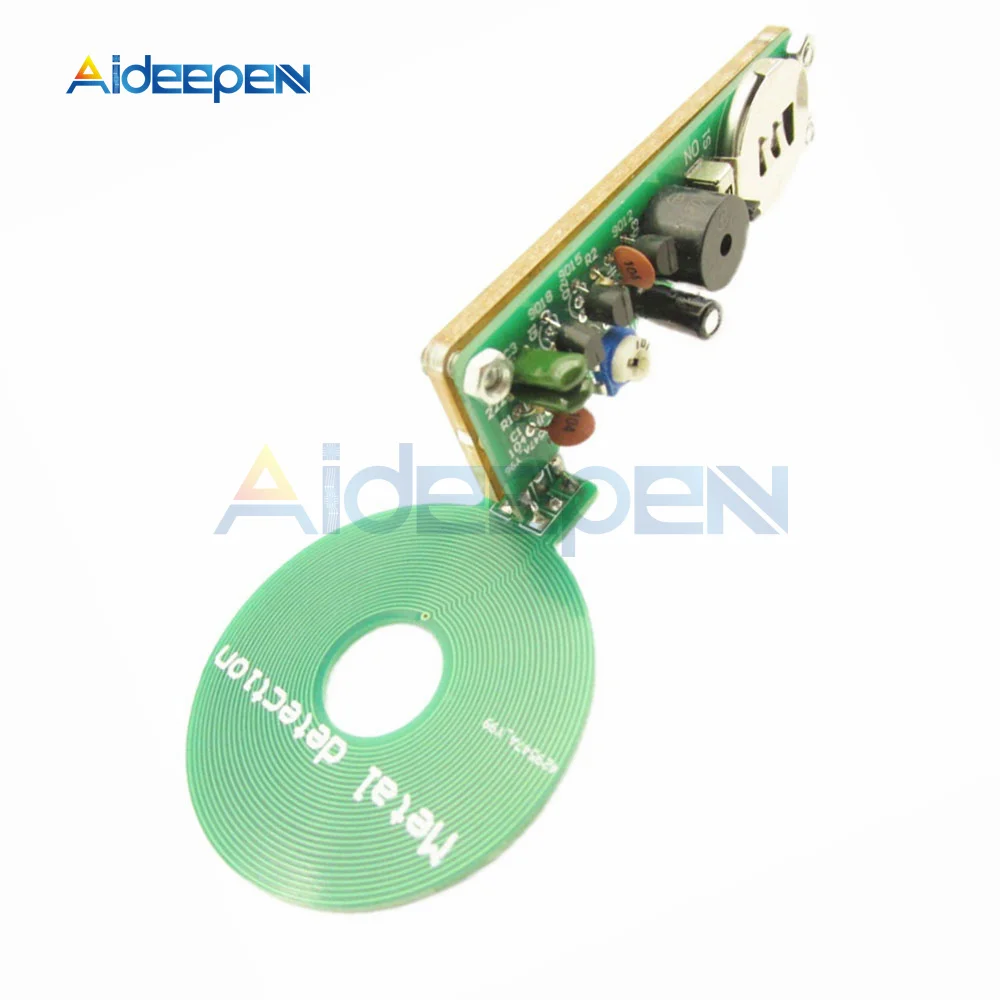 Kit Metal Detector Kit Elettronico Dc 3V-5V Modulo Scheda Sensore Senza Contatto Parte Elettronica Fai Da Te Metal Detector Kit Fai Da Te Con Custodia