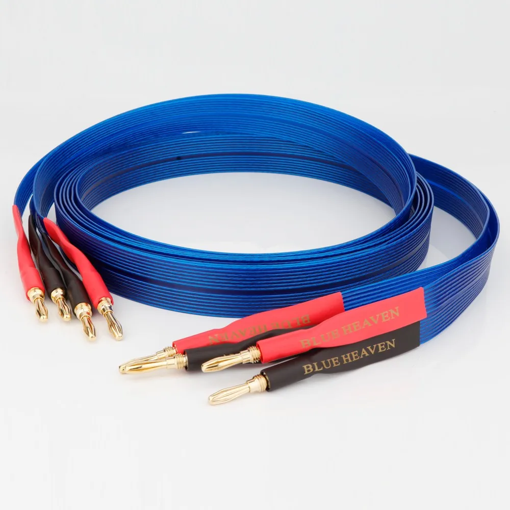 Nordost Blue Heaven Altoparlante Cavo Placcato Argento Ofc Altoparlante Cavo Audio Hifi Piatto Cavo Audiofilo Per Amplificatore Dvd Cd