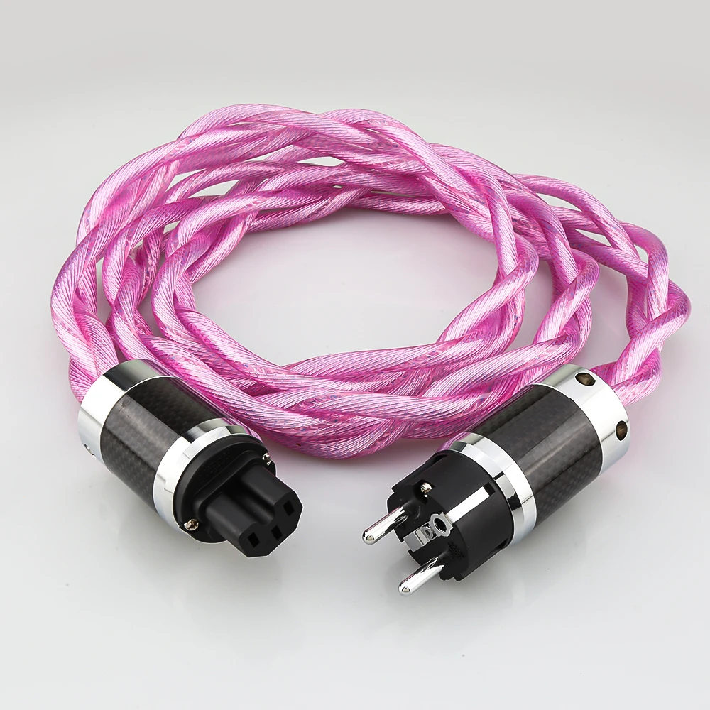 A33 Occ Placcato Argento Audiophile Us & Eu & Au & Uk Ac Audiophile Cavo Di Alimentazione Per Amplificatore Dac Filter Hifi Silver Power Cable