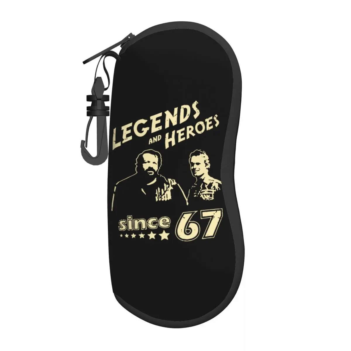 Bud Spencer Legends And Hero Since 67 Custodia Per Occhiali Fashion Zipper Terence Hill Reading Storage Box Protector Custodia Per Contatti Per Gli Oc