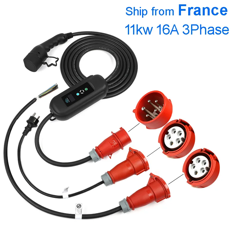 Caricabatterie Per Veicoli Con Prese Elettriche Wallbox 11Kw Mennekes Tipo 2 220V Car Service Equipment Bolt Ev