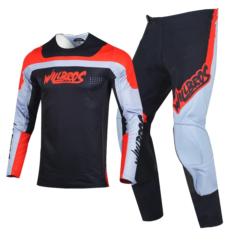 Willbros Mx 360 Jersey Pants Combo Motocross Dirt Bike Offroad Enduro Uomo Donna Tuta Da Corsa Flexair Mach Outfit