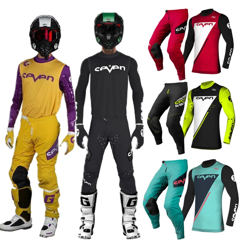 2023 Seven Mx Zero Motocross Gear Set Off Road Motorcycle Race Wear Dirt Bike Mx Jersey Set Moto Suit