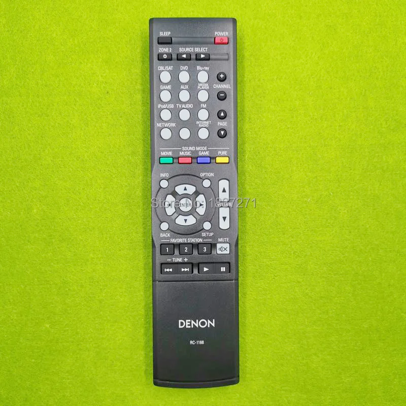 Nuovo Telecomando Originale Rc-1168 Per Amplificatore Av Denon Avr-1713