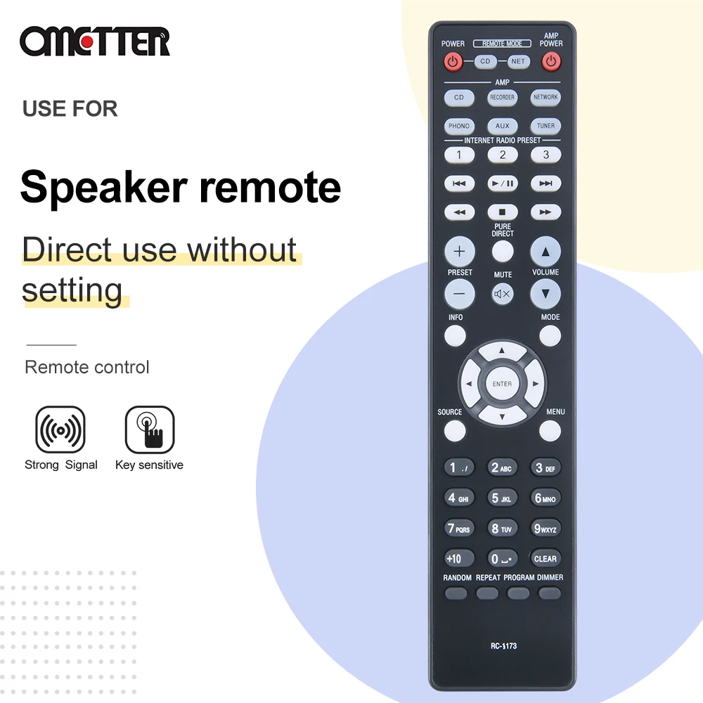 Rc-1173 Sostituisci Il Telecomando Per L'Amplificatore Integrato Denon Pma-720 Pma-520Ae