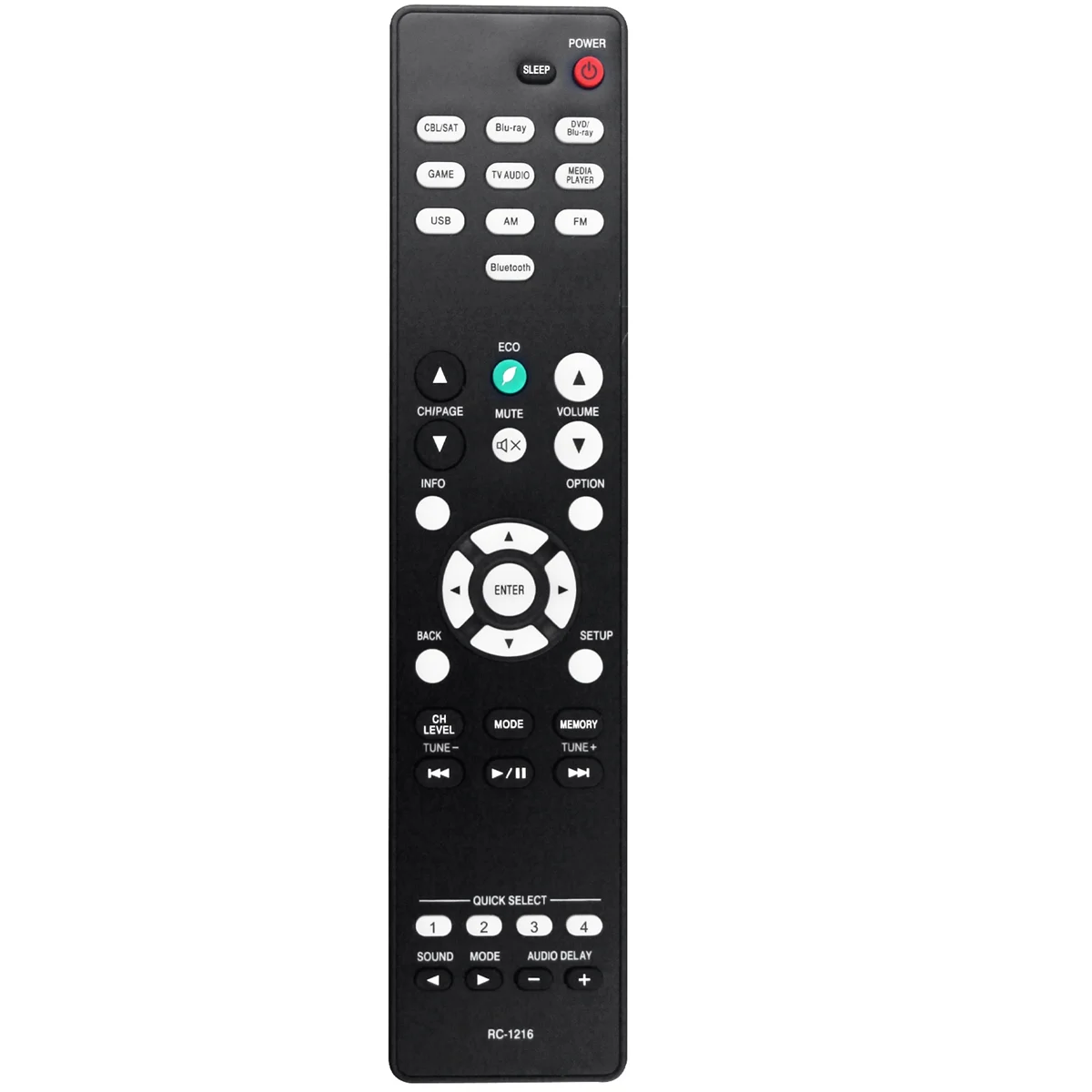Rc-1216 Sostituire Il Telecomando Per Il Ricevitore Surround Denon Av Avr-S530Bt Avrs530Bt Avr-S540Bt Avrs540Bt Avr-X550Bt