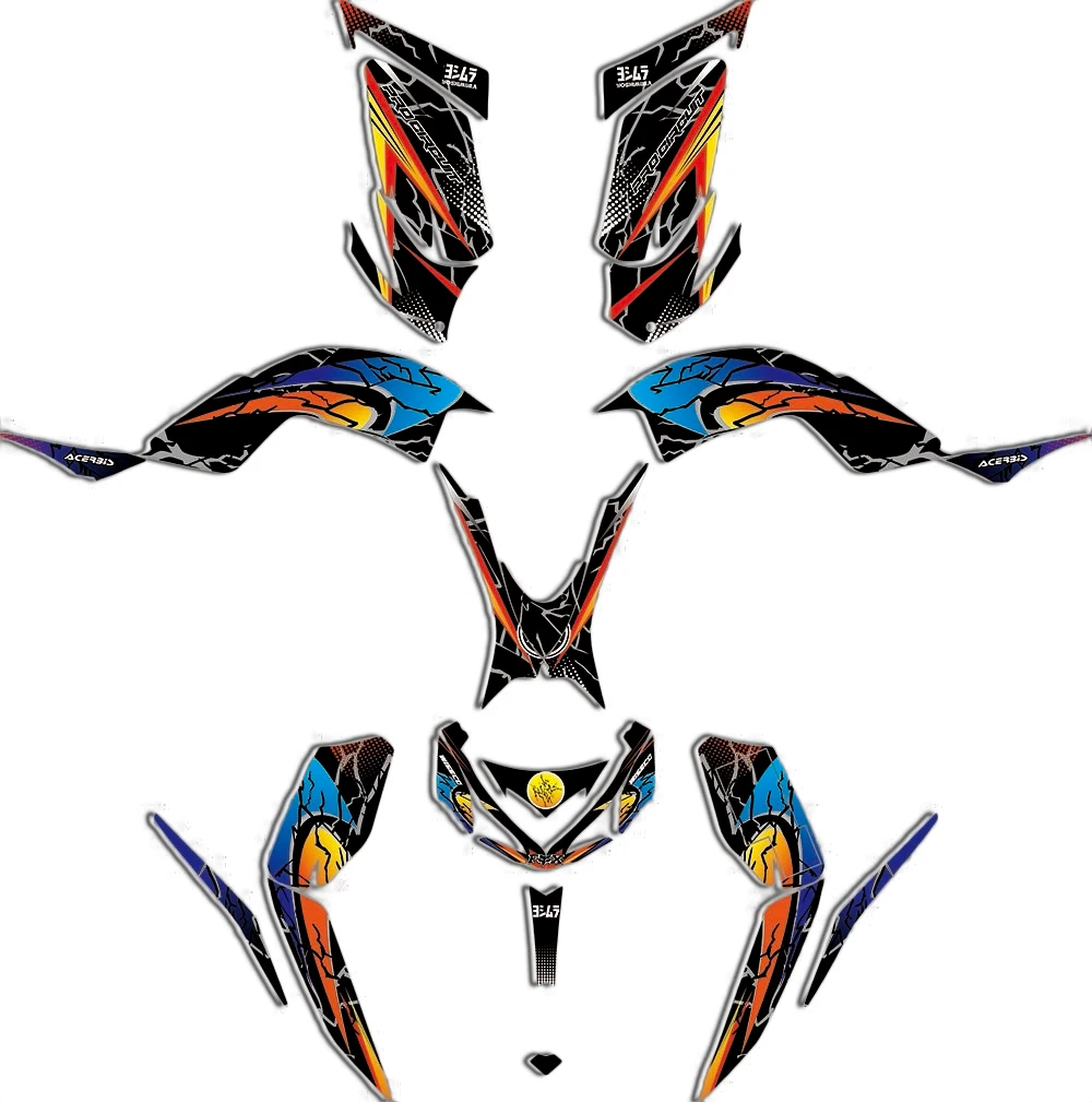 Adesivo Per Yamaha Raptor 700R Yfm700R 2013-2021Decal Per Yamaha Raptor700R Atv Team Graphics Per Yamaha 700R Raptor