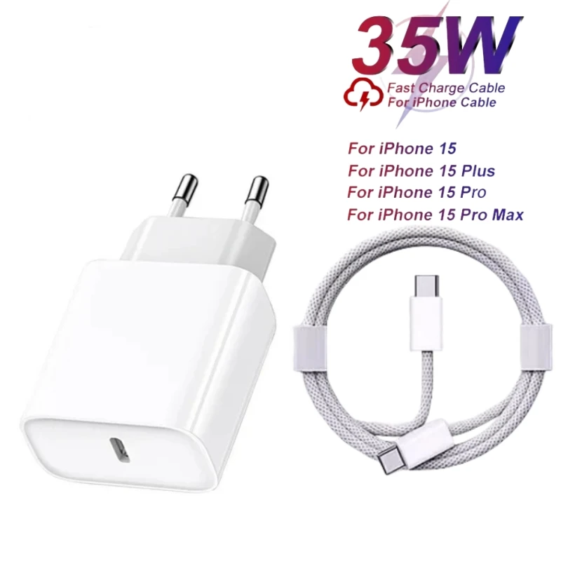 Pd 35W Cavo Di Ricarica Da Usb C A Usb C Per Apple Iphone 15 Pro Max Cavo Di Ricarica Rapida Da Tipo C A Tipo C Per Iphone 15 Plus Ipad 10