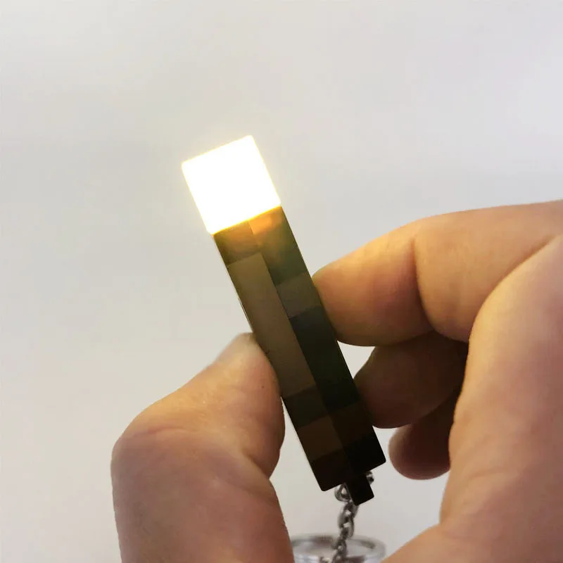 Giocattoli Luminosi Minecrafte Steve Light Up Torch Led Night Light Game Design Torch Hand Held Home Party Fans Regalo Di Compleanno