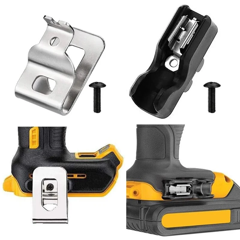 Clip Da Cintura Kit Di Supporto Per Ganci E Punte Per Utensili Elettrici Dewalt 20V Dcd980 Dcd985 Dcd780 Gancio Per Cintura Per Trapano Elettrico