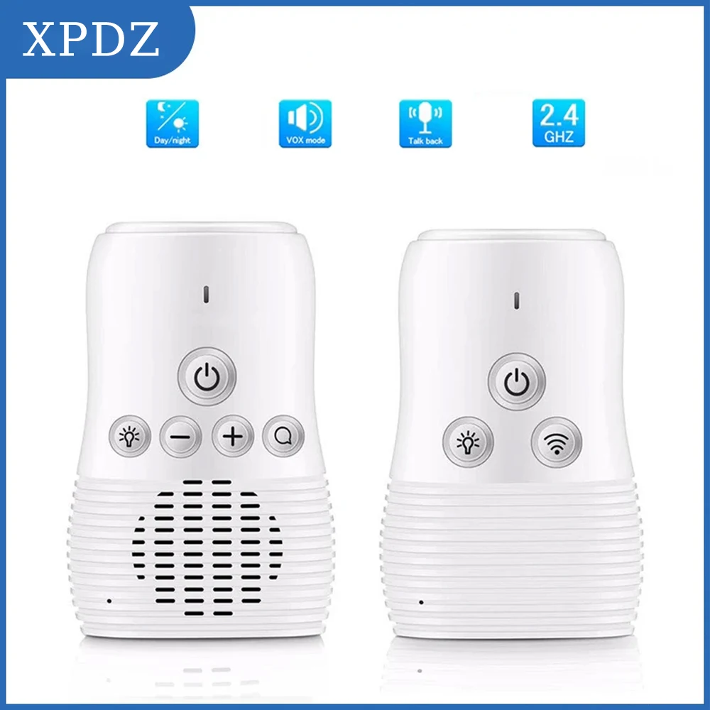 2.4Ghz Wireless Baby Monitor Home Audio Piccolo Portatile Babyphone Monitor A Due Vie Funzione Audio Citofono Batteria Ricaricabile