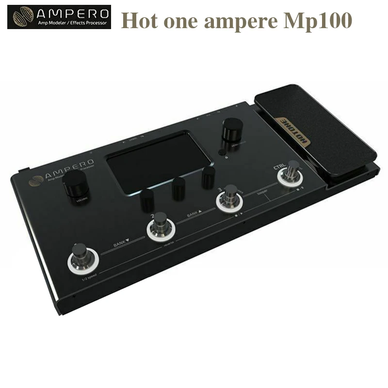 Modello Di Amplificatore Compatto E Processore Di Effetti Hotone Amulo Mp-100 Con Pedale Di Espressione Incorporato