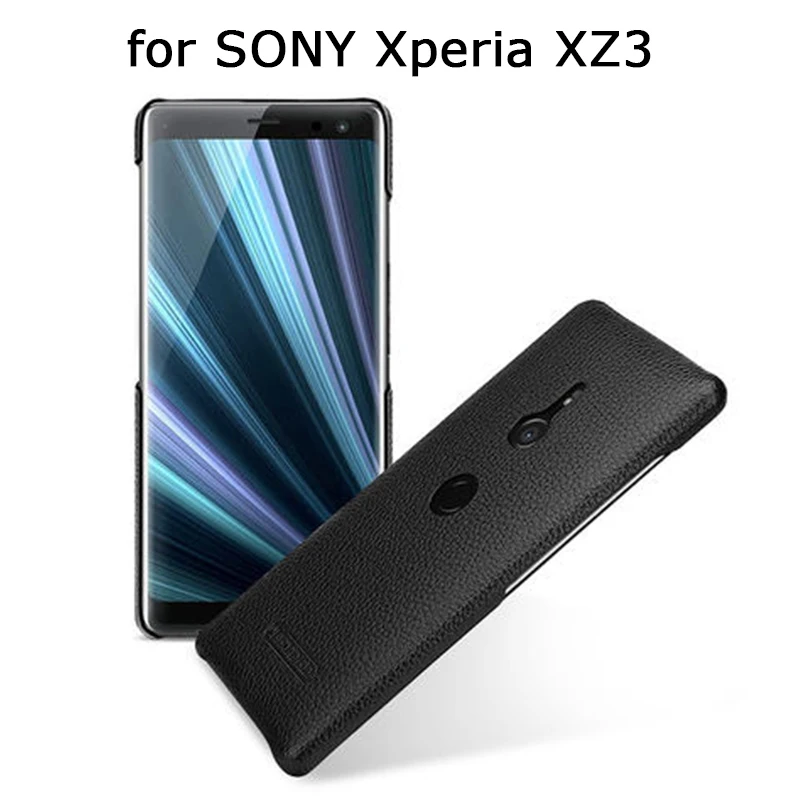 Custodia In Vera Pelle Per Sony Xperia Xz3 Cover Posteriore Ultrasottile Per Sony Xperia Xz3 Fundas Skin Con Regalo Gratuito