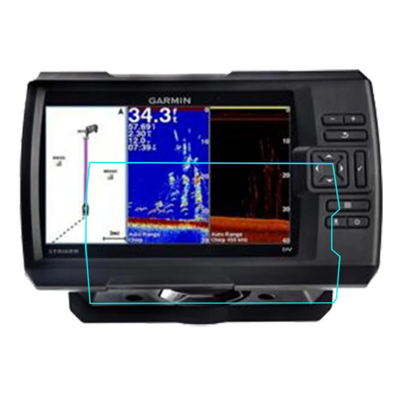 2Pcs Soft Clear Screen Protector Cover Pellicola Protettiva Per Garmin Striker Vivid 7Cv 7Sv 7Dv Fishfinder Gps Tracker Accessori
