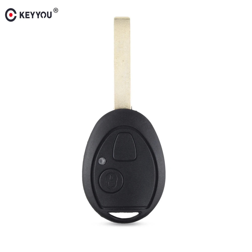 Keyyou Key Shell 2 Buttons Uncut Blade Remote Car Key For Land Rover Sport Lr3 Discovery Td5 Replacement Repair Kit