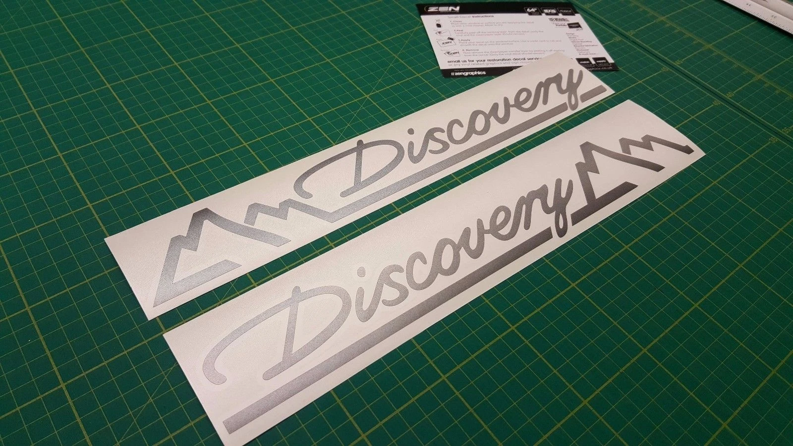 Per 2 Pezzi Discovery Series Tdi Td5 V81 Side Mountain Decalcomanie Adesivi Grafica 290Mm