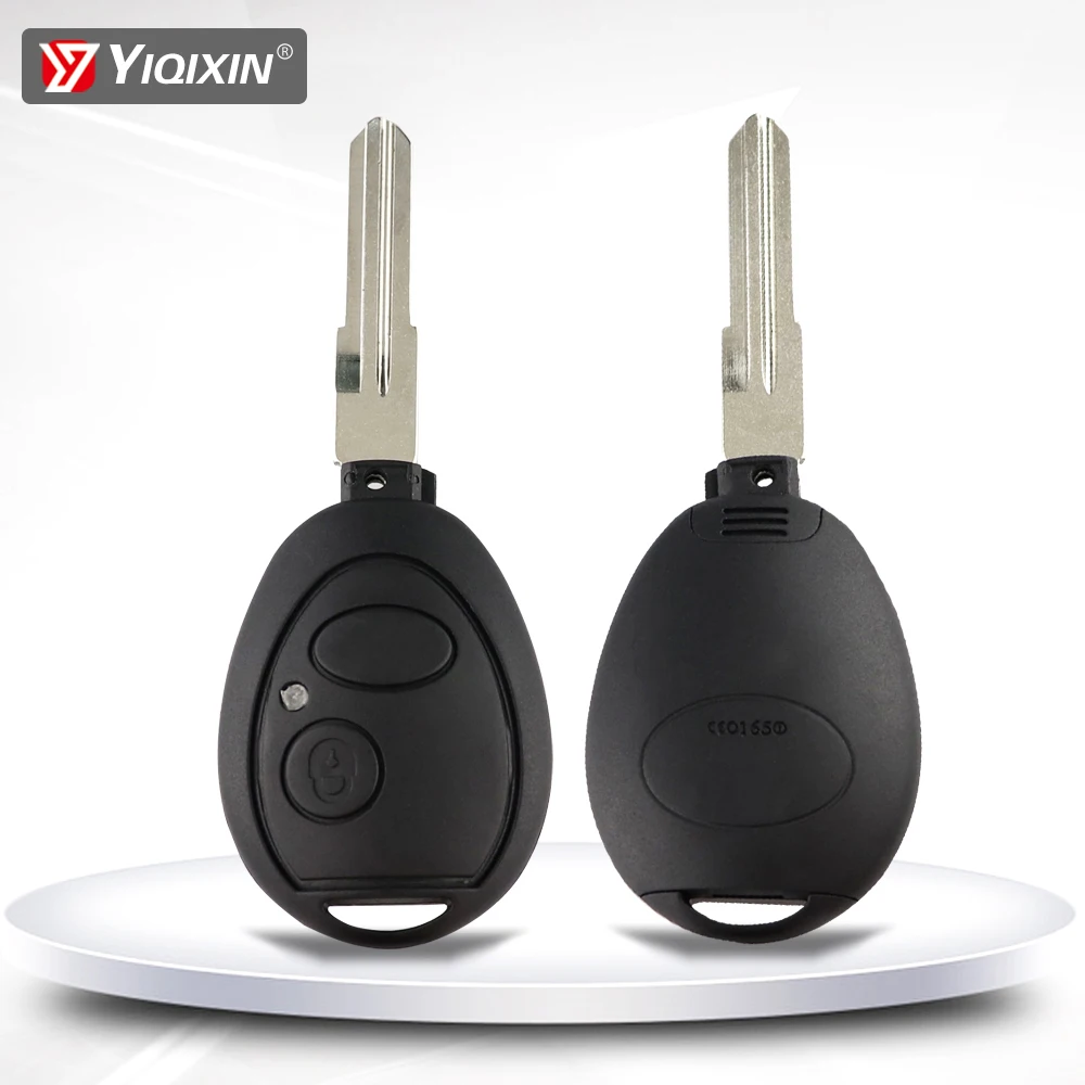 Yiqixin 2 Pulsanti Car Key Shell Cover Per Land Rover Sport Lr3 Discovery 2 Td4 Td5 Veicolo 1999-2004 Remote Key Case Fob Blade
