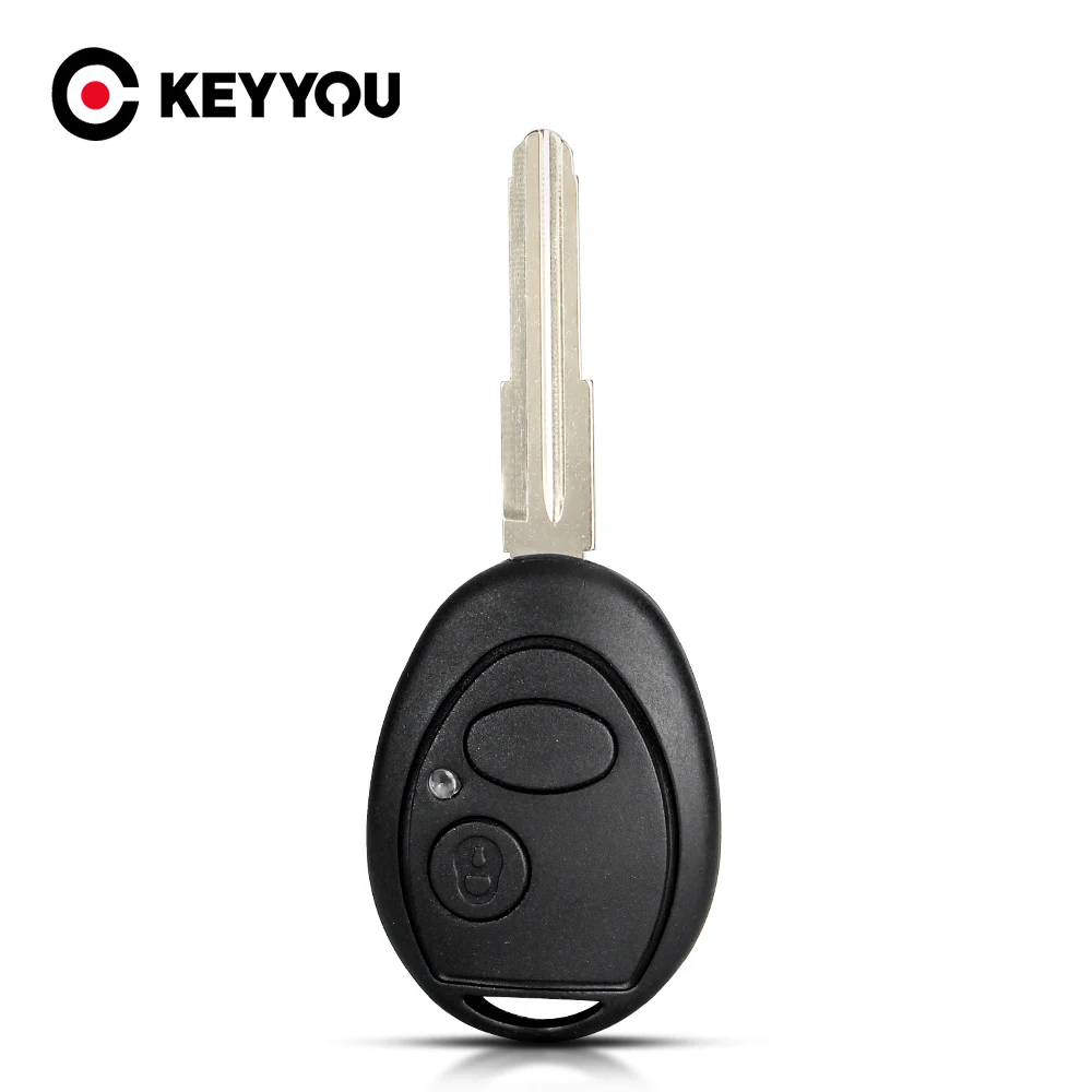 Keyyou 10Pcs Remote Car Key Shell Fob Per Land Rover Sport Lr3 Discovery 1999-2004 Sostituzione 2 Pulsanti Key Case Cover