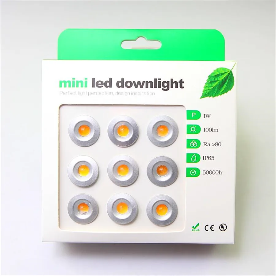 Mini Led Downlight 1W Indoor Outdoor Ip65 Giardino Bagno Corridoio Soffitto Spot Lampadina Luce Sauna Illuminazione 1W Dc12V