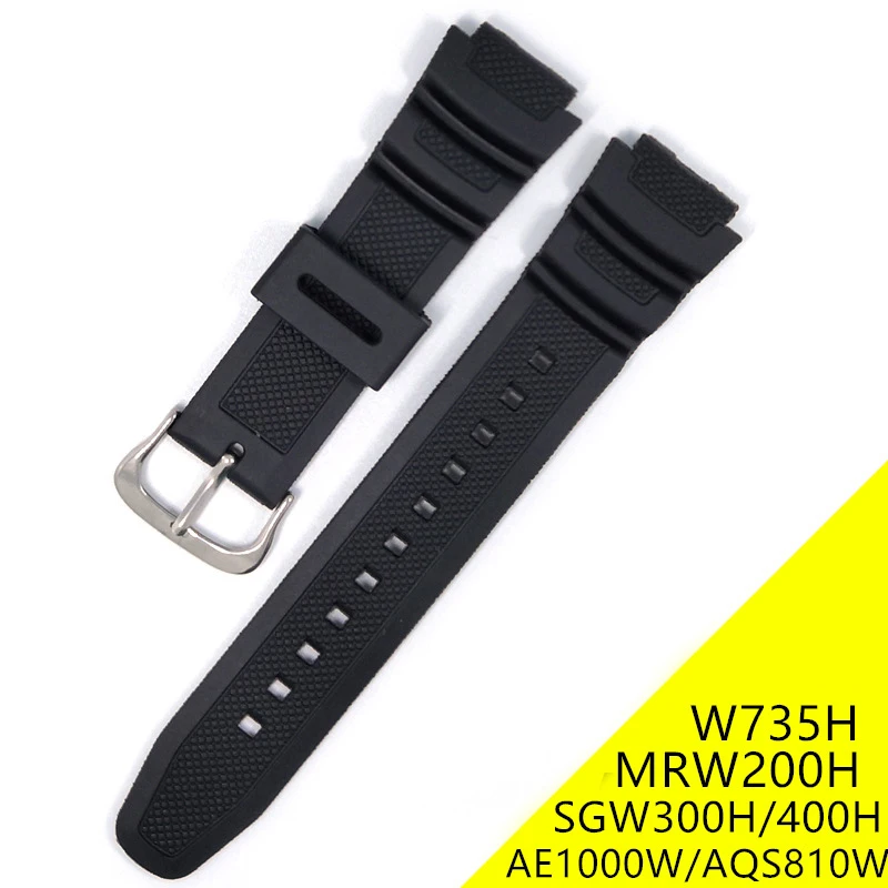 Cinturino Per Orologio Con Cinturino In Pu Per Casio G Shock W735H W-735H Cinturino Per Cinturino Casio Sgw300H Sgw400H Ae1000W Mrw200H Aqs810W