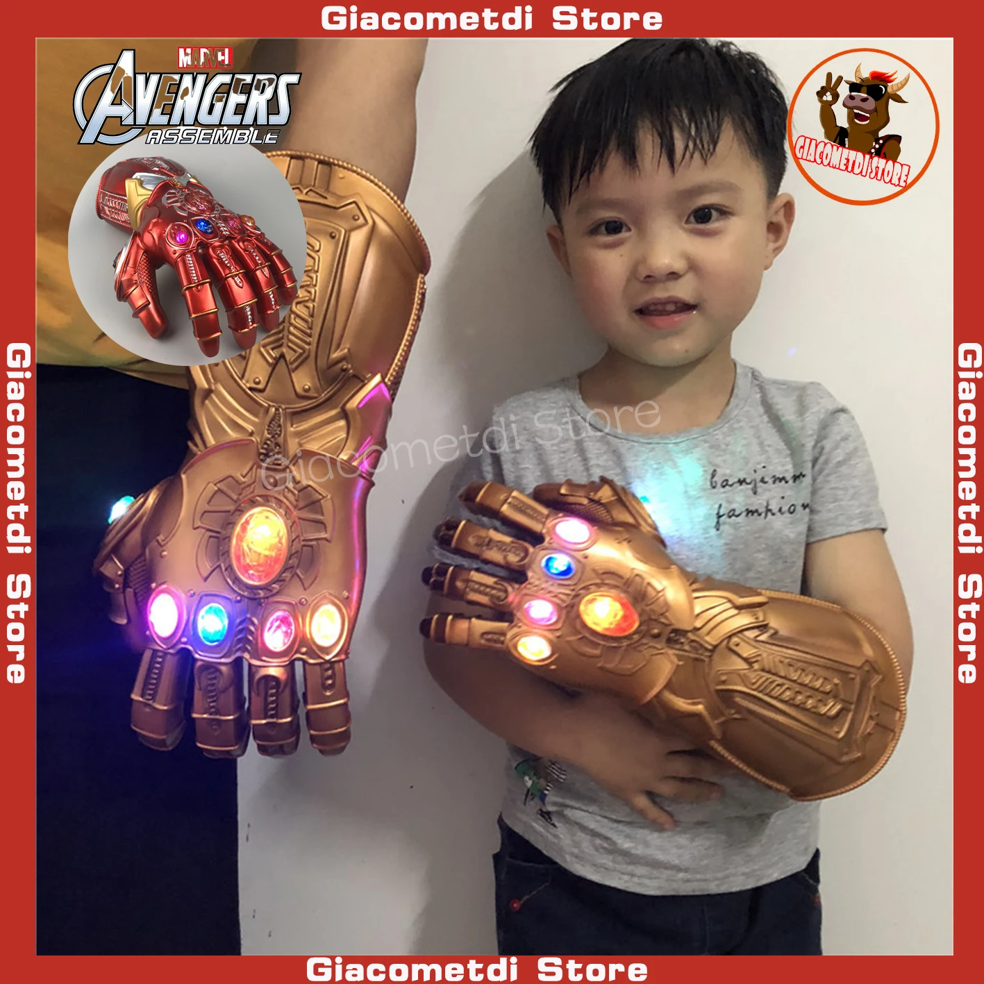 Marvel Legends Infinity Gauntlet Thanos Guanto Con Pietre Preziose Rimovibili Avengers Infinity War Cosplay Prop Guanti Per Bambini Uomo Regali