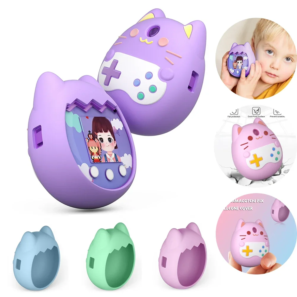 Adatto Per Custodia Protettiva Tamagotchi Custodia Morbida In Silicone Per Animali Domestici Tamagotchi In Silicone Liquido Pix