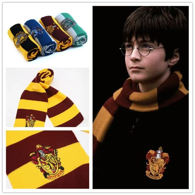 Sciarpa Harries Student Campus Cosplay Sciarpa Potters Gryffindor Hufflepuff House Badge Bei Regali Di Natale In Acrilico