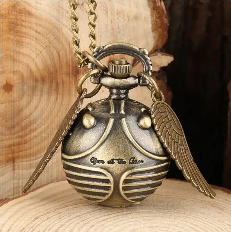 New Harri Golden Wings Snitch Toy Watch Quarzo Potter Orologio Da Tasca Collana Quidfossil Balls Snitch Collana Giocattoli Fly Ladro