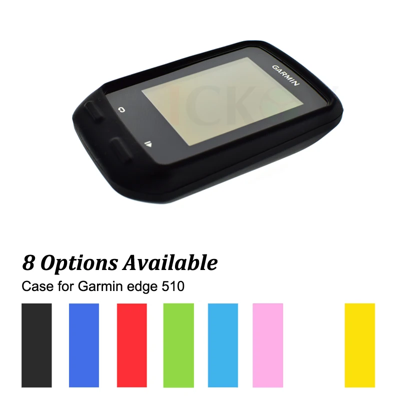 Gomma Protegge Il Caso Della Pelle Per Cycling Computer Gps Garmin Edge 510 Muti-Colori