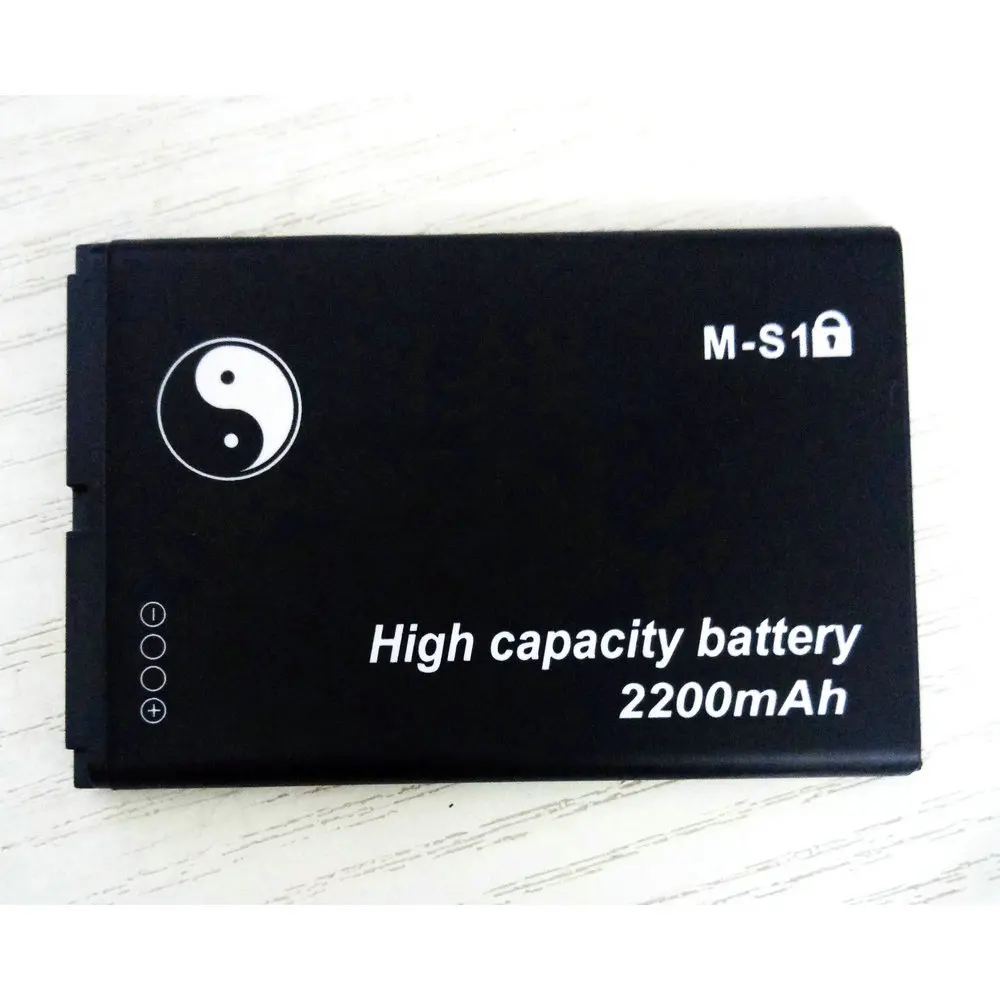 Batteria 2200Mah Ms1 M-S1 Di Alta Qualità Per Telefono Cellulare Blackberry Bold 9000,9030,9630,9700,9780