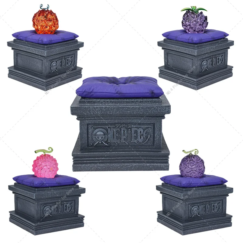 Anime One Piece Devil Fruit Base Of Devil Fruits Accessori Per Frutta Del Diavolo Trasparente Glow Remote Control Base Model Toys