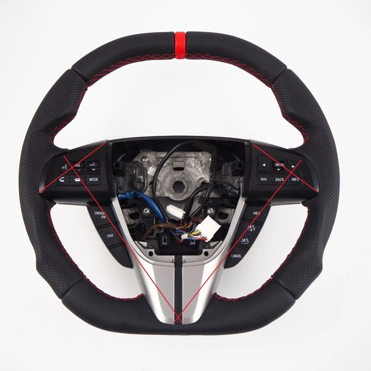 Per Mazda Iii Bl 3 Mps Volante Superiore Flated A Fondo Piatto Incluso Volante