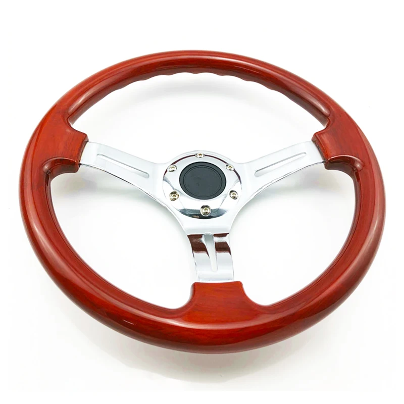 Abs 14 Pollici 350Mm Volante Universale In Legno Alla Deriva Volante Sportivo Da Corsa