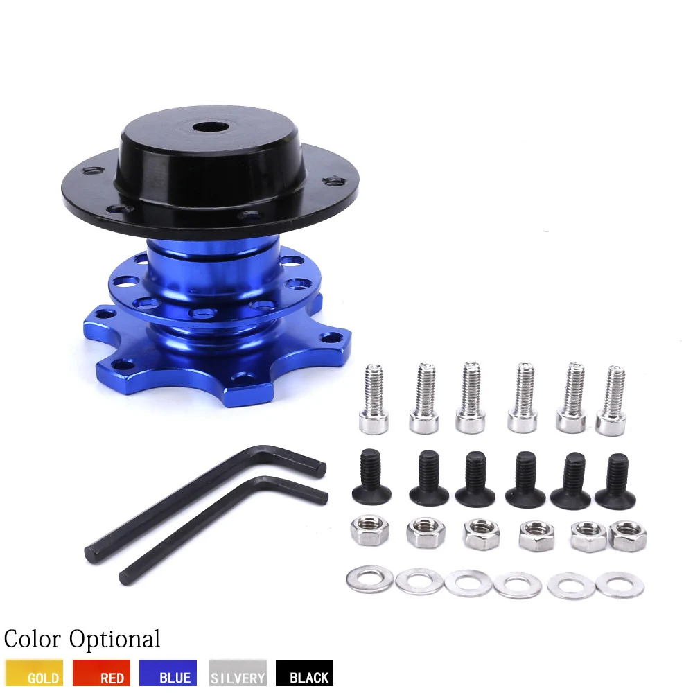 Cnspeed Universale 6 Fori Racing Volante Mozzo A Sgancio Rapido Volante Quick Release Hub Adapter Rimovibile Snap Off Boss