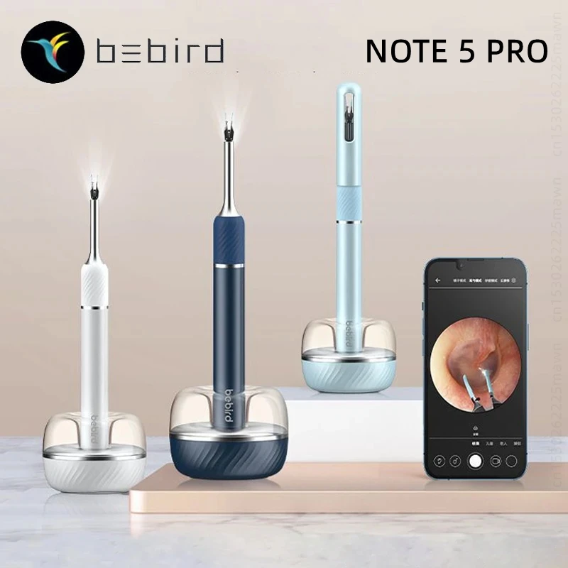 Bebird Note5 Pro Ear Cleaner Smart Visual Ear Sticks Pinzette Per Endoscopio Wax Earpick Mini Camera Otoscopio Assistenza Sanitaria Personale