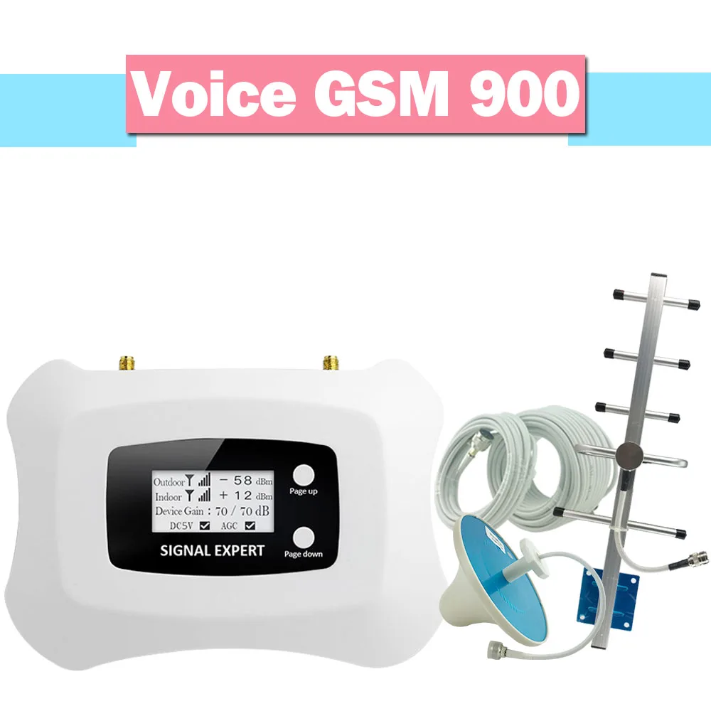 Telefono Cellulare Ripetitore Di Segnale Gsm Ripetitore Di Segnale Gsm Telefono Cellulare 3G Umts 900 Amplificatore Di Segnale 4G Lte B8 Set Di Antenn