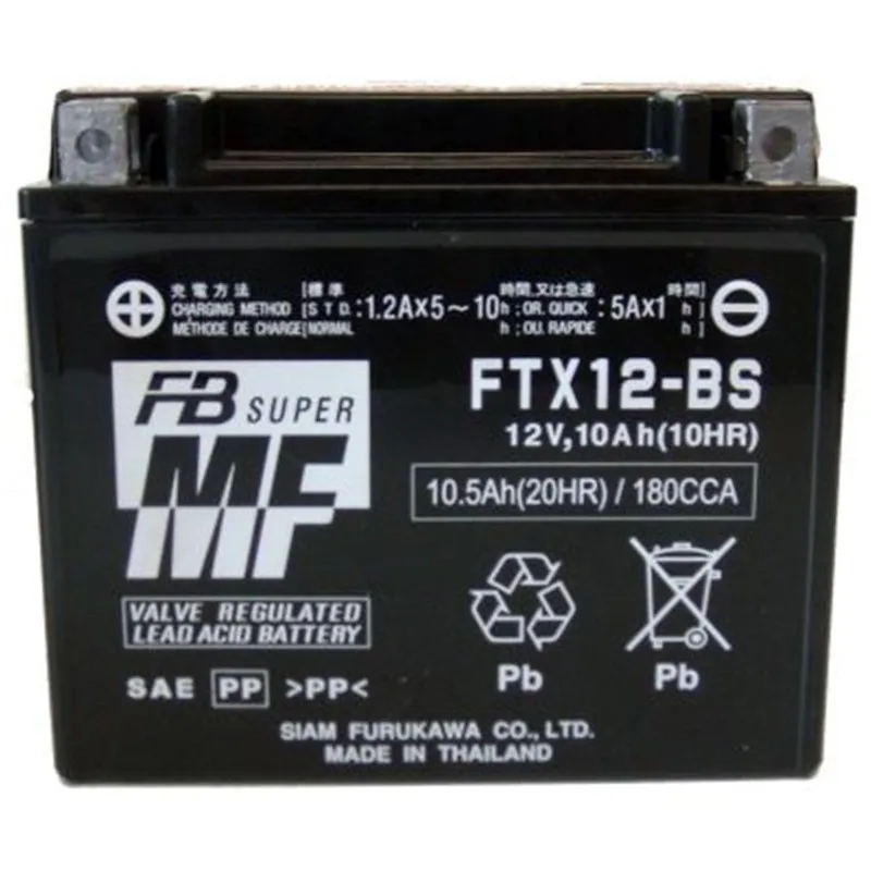Furukawa Batteria Ftx12-Bs / Ytx12-Bs