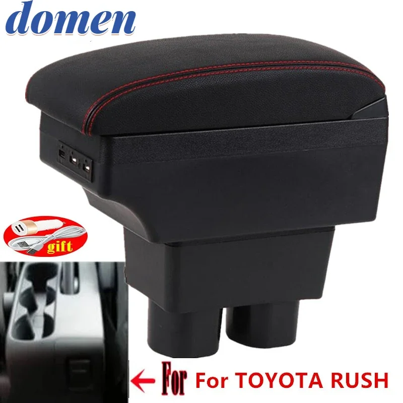 Per Toyota Rush Bracciolo Box Per Toyota Rush Interior Special Retrofit Parts Center Car Bracciolo Box Center Storage Box Usb Led