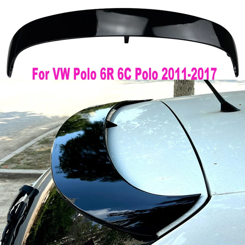 Per Volkswagen Polo 6R 6C Polo 2011-2017 Wrc Coda Alare Spoiler Modifica Esterna